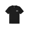 Alphabet Logo Printing Retro Casual Short Sleeve Black
