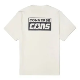 Alphabet Logo Printing Retro Casual Short Sleeve Cream Yellow