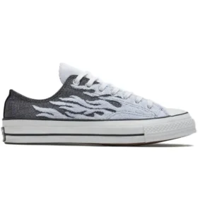 Archive Flames Chuck 1970s Low Top “Black Grey”