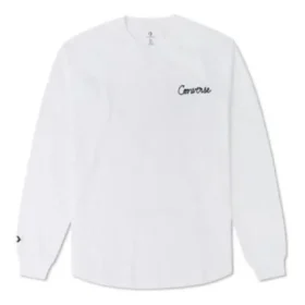 Chain Stitch Long Sleeve Raglan T-Shirt Asia Sizing “White”