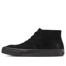 Chevron & Star Chukka Skateboarding Shoes “Black”