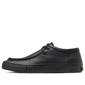 Chevron & Star Mocassins Skateboarding Le Ox “Black”