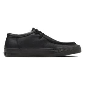 Chevron & Star Mocassins Skateboarding Le Ox “Black”
