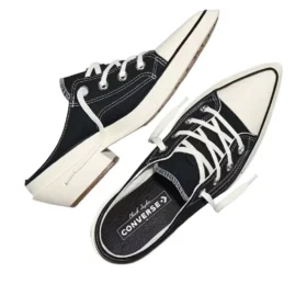 Chuck 70 De Luxe Pointed Mule Heel Platform “Black”