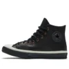 CHUCK 70 HI “Black Leather White”
