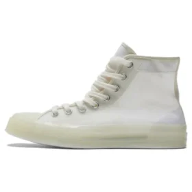 Chuck 70 HI Translucent Canvas Sneakers “Egret”