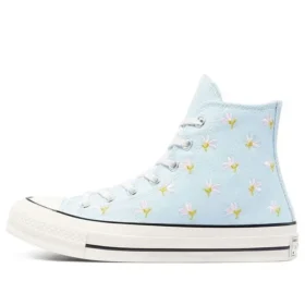 Chuck 70 High “Embroidered Floral Print – Chambray Blue”