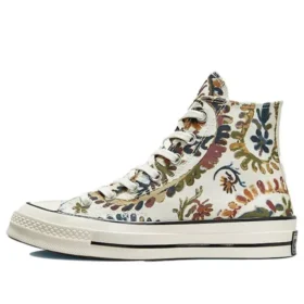 Chuck 70 High “Fall Florals – Egret”