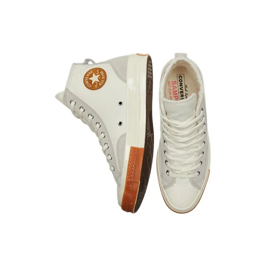 Chuck 70 High “Lined Colorblock – Vintage White Gum”