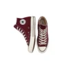 Chuck 70 High “Recycled Canvas – Deep Bordeaux”