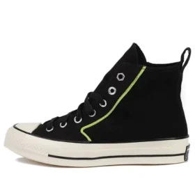 Chuck 70 High “Workwear Twill – Black Lemon”