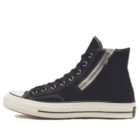 Chuck 70 Side Zip High “Black Egret”