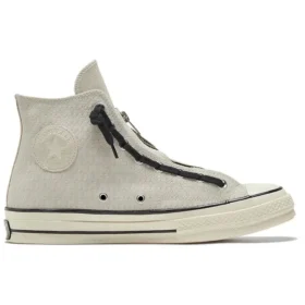 Chuck 70 Zip High “Egret Black”