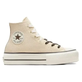 Chuck Taylor All Lift Canvas & Leather “Beige White”