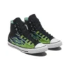 Chuck Taylor All Star “Black Green Flame”