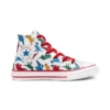Chuck Taylor All Star Dinosaurs High Top “White Red”