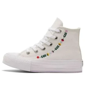 Chuck Taylor All Star EVA Lift Platform High “Floral Embroidery”