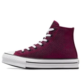 Chuck Taylor All Star High Top Lift Platform Sparkle “Prime Pink”
