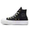 Chuck Taylor All Star Lift Platform Star Studded “Black White Gold”