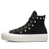 Chuck Taylor All Star Lift Platform Suede Studs High Top “Black”