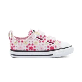 Chuck Taylor All Star Low Top Embroidery “Pink Yellow”