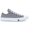 Chuck Taylor All Star Mission-V Low Top Black White Wave Pattern “Black White”