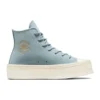 Chuck Taylor All Star Modern Lift Platform High Top “Teal”