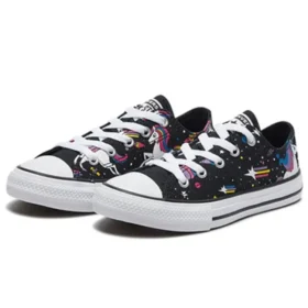 Chuck Taylor All Star Rainbow Unicorn Black Sneakers “Black”