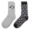 Chuck Taylor All Stars Crew Socks “Black Grey”