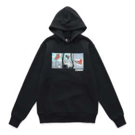 Comic Graphic Hoodie Asia Sizing “Black”