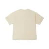 Contrast Stitch Slit Logo T-Shirt Asia Sizing “Beige”