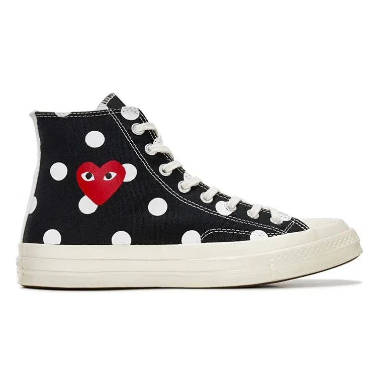 Converse x COMME des GARCONS PLAY Chuck 70 Hi “Black Polka Dot” Converse x COMME des GARCONS PLAY Chuck 70 Hi “Black Polka Dot”