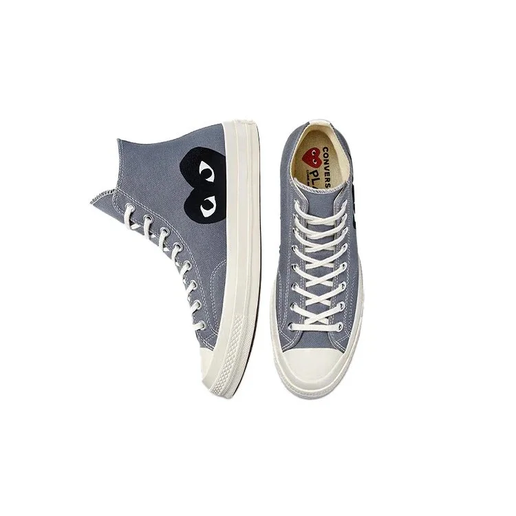 Converse x COMME des GARCONS PLAY Chuck 70 High “Steel Grey” Converse x COMME des GARCONS PLAY Chuck 70 High “Steel Grey”