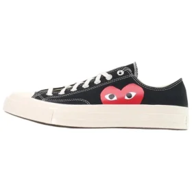 Converse x COMME des GARCONS PLAY Chuck 70 Low “Black White”