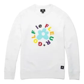 Converse x Golf Le Fleur Crew Sweatshirt Asia Sizing “White” Converse x Golf Le Fleur Crew Sweatshirt Asia Sizing “White”