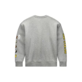 Converse x Peanuts Fleece Crew Asia Sizing “Vintage Grey Heather” Converse x Peanuts Fleece Crew Asia Sizing “Vintage Grey Heather”