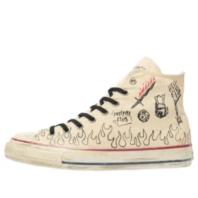 Converse x Stranger Things 5 Chuck Taylor All Star Aged 87 HC Hi “Natural” Converse x Stranger Things 5 Chuck Taylor All Star Aged 87 HC Hi “Natural”