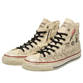 Converse x Stranger Things 5 Chuck Taylor All Star Aged 87 HC Hi “Natural” Converse x Stranger Things 5 Chuck Taylor All Star Aged 87 HC Hi “Natural”