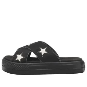 CV Sandal Plastic Crossbelt “Black White”