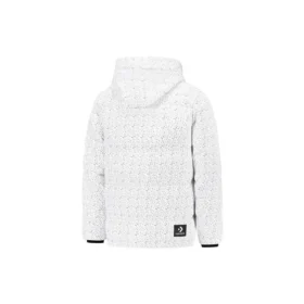 Down Fill Puffer AOP Jacket Asia Sizing “White”