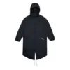 Down Long Trench Coat Asia Sizing “Black”