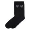 Embroidered Logo Quartier Socks Two Pairs “Black”