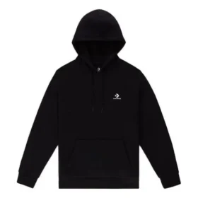 Embroidered Star Chevron French Terry Pullover Hoodie Asia Sizing “Black”