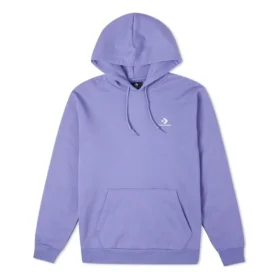 Embroidered Star Chevron Pullover Hoodie Asia Sizing “Purple”