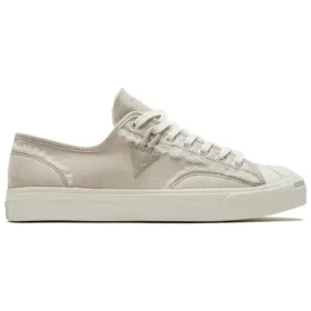Faux Fur-Lined Leather Jack Purcell “Pink/White”