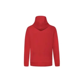 Finger Letter Print Hooded Drawstring Sweatshirt Red Finger Letter Print Hooded Drawstring Sweatshirt Red