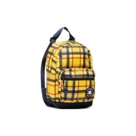 GO LO Plaid Backpack “Yellow”