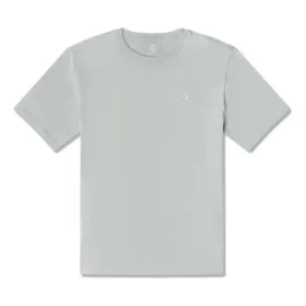 Go-To Embroidered Star Chevron Standard-Fit T-Shirt Asia Sizing “Grey”