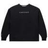 Gold Standard Crew Neck Sweatshirt with Swarovski Crystals Asia Sizing “Black”