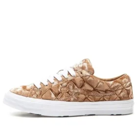Golf Le Fleur x One Star “Quilted Velvet Brown”